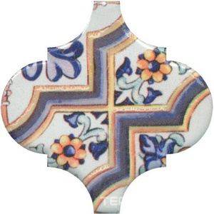 Керамическая плитка Kerama Marazzi Арабески Майолика OP\A161\65000 Декор  орнамент6.5x6.5 Комбинированный 