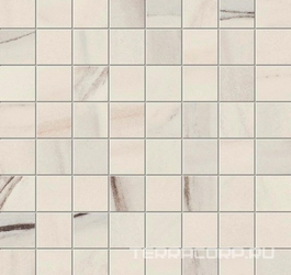 Marvel Bianco Fantastico Mosaico Matt  ZZ 30x30