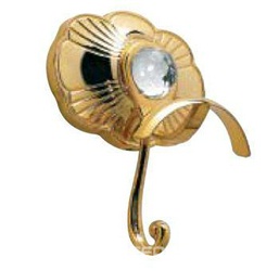 Крючок 11х7хh15см, крепления в компл., (цв. золото) Margherita Z XXZ