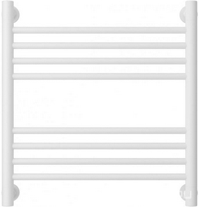 Полотенцесушитель "+" 500*500 мм + прямая перекладина, подключ. 3/4, комплектующие в комплекте, цв.белый матовый ZZ Сунержа Богема 30-0220-5050