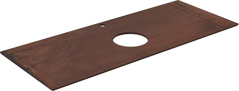 Cтолешница из плитки для мебели , 120 см, для накладных раковин, "Про Феррум коричневый" XX Kerama Marazzi Plaza PL1.DD571300R\120