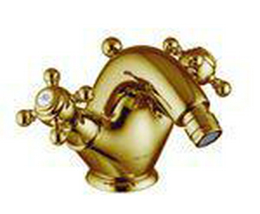 Смеситель для биде, с д/к, (цв.золото),  ZZ Fima Carlo Frattini Elizabeth F5092/2OR