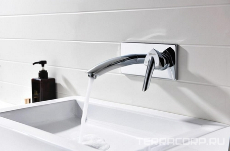 Смеситель для раковины встраиваемый  LM3526C С ВНУТРЕННЕЙ ЧАСТЬЮ, цв. хром, ZZ Lemark Mars LM3526C