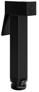 Гигиеническая лейка с фиксатором, цв.черный, ZZ Wasserkraft Abens A212