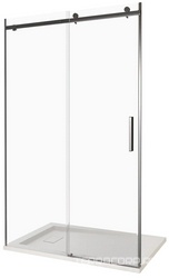 Душевое ограждение GALAXY WTW-170-C-B, стекло прозрач. профиль черный ZZ