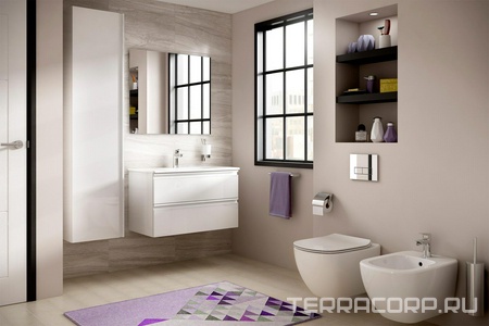 Биде подвесное 360х530мм, крепёж в компл.,  Ideal Standard Tesi T457001  / (старый арт.T355201)