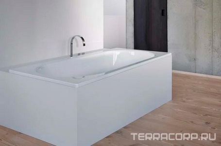 Ванна 180х80хh42(56)см, с шумоизоляцией, (БЕЗ ножек арт.B23-1500 и удлинённого слива-перелива), (цв.белый с антислип, с Glaze Plus), Bette  ZZ Bette Starlet 1630-000 PLUS, AR