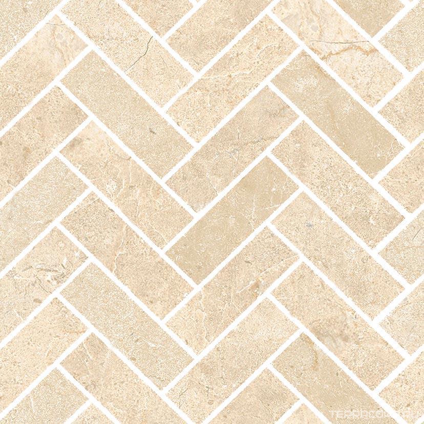 Мозаика Sant Agostino Themar Spina Crema Marfil 30x30 Бежевый, фото 3