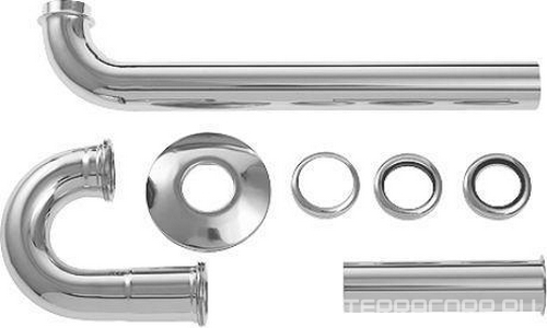 Сифон экономичный для умывальников с тумбочками, хром, Duravit ZZ Duravit Универсал 0050260000