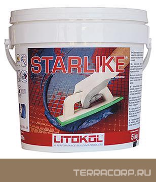 Затирка P.ASSISI C. 300 коричневый 2,5 кг. XX Litokol Starlike C300/2,5, фото 3