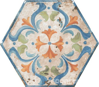 Керамическая плитка Kerama Marazzi Виченца Декор Майолика А157 напольныйXX20х23.1 Комбинированный 