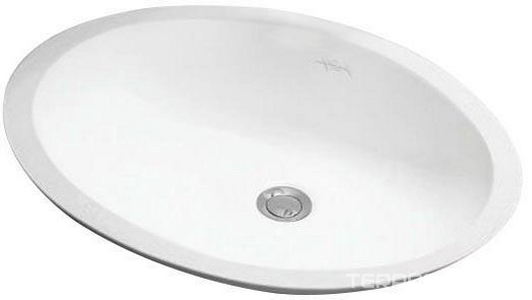 Раковина 49,8х38,5см под столешницу (без крепежа e3120), Oval XX Jacob Delafon Ovale EN262-00