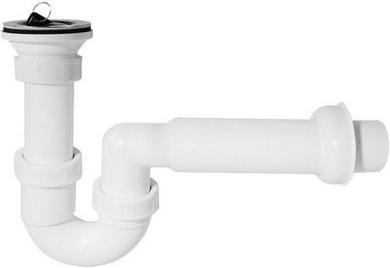 Выпуск под слив 50-60мм для постирочных раковин, цвет хром ZZ Kerasan Универсал 753501cr