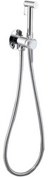 Смеситель совмещённый с гигиеническим душем, (готовый комплект: лейка, шланг, скрытая часть), (цв.хром), Priority XX