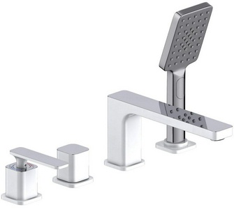 Смеситель на брт ванны Timo Torne 4330/00-16Y на борт ванны, 36x26x22 см, цв белый/хром матовый, ZZ Timo torne 4330/00-16Y