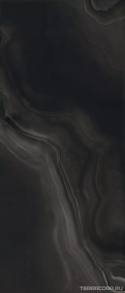 Керамогранит Florim Magnum Eccentric Luxe Smoky Black Glossy 120x280 Черный, фото 7