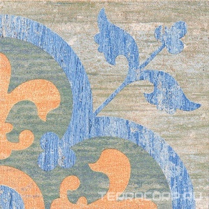 Керамогранит Kerama Marazzi Колор Вуд Вставка  микс A39413x13 Комбинированный 