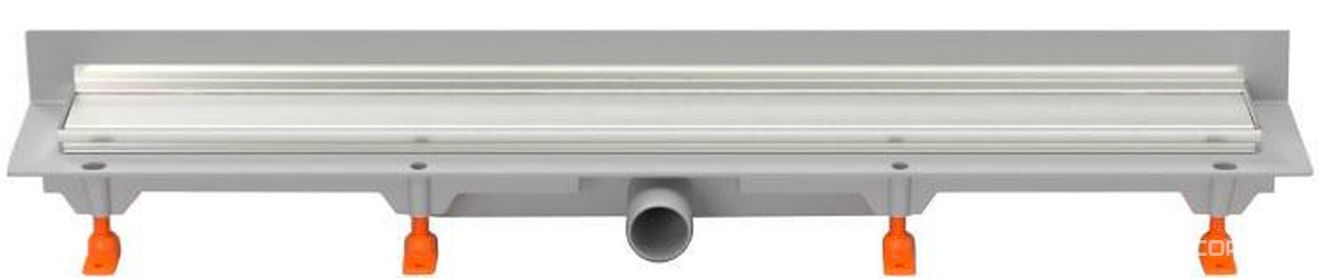 Душевой лоток с рамкой Klasik 850 мм D40, монтаж  к стене, хром глянец ZZ