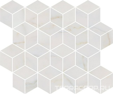 Мозаика Kerama Marazzi Греппи Декор  белый мозаичный 45x37,5 Белый 