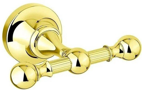 Крючок двойной (цв.золото),  ZZ Cezares Olimp OLIMP-DHK-03/24