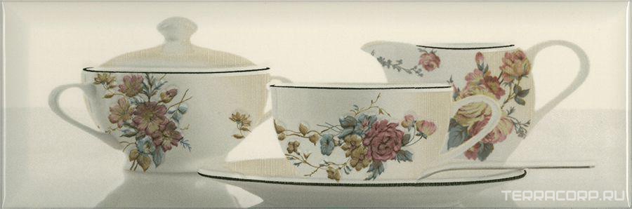 Керамическая плитка Absolut Keramika Monocolor 10x30 Decor Tea 03 Cream A 10x30 Комбинированный, фото 3
