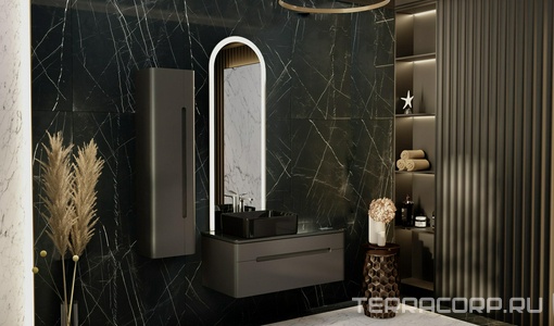 Зеркало AZARIO  480х1450 c подсветкой и диммером, бесконтактный сенсор ZZ Azario Арракис LED-00002500