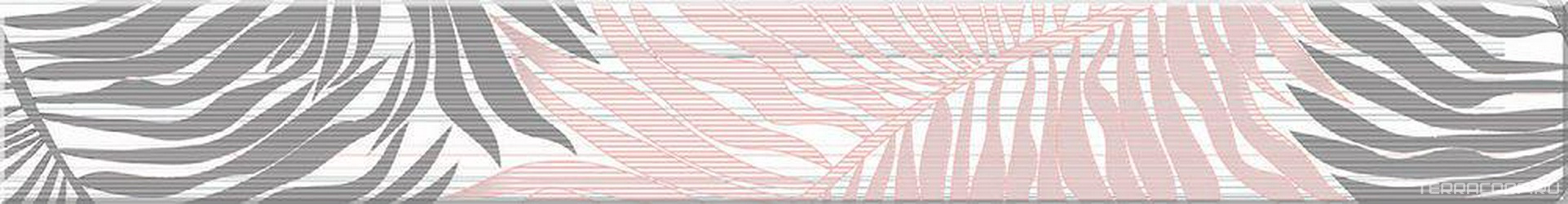 Бордюр Асти Бьянка Папоротник ХХ |5х40.5