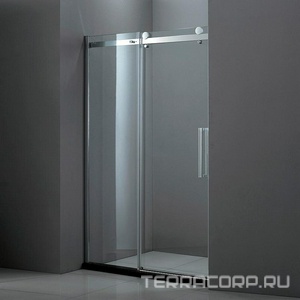 Дверь в нишу 1500хh1950мм, "Левая", сдвижная дверь справа, вход 480мм, (стекло прозр. 8мм, фурнит. цв.хром),  XX Cezares Stylus STYLUS-BF-1-150-C-Cr-L