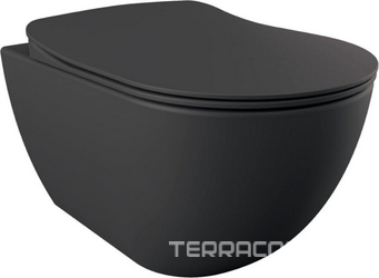 Унитаз подвесной Creavit Free 51x35x40 см антрацит ZZ