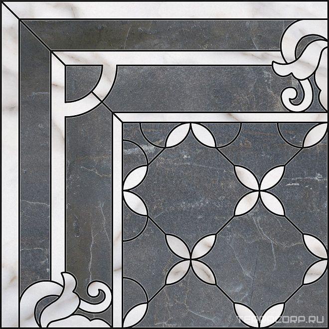 Керамогранит Kerama Marazzi Виндзор Декор (1/4 панно)XXl60х60 Комбинированный, фото 3