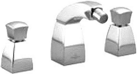 Излив смесителя для биде, Square на 3 отв. XX Dorn Bracht Square Vogue 1390091000