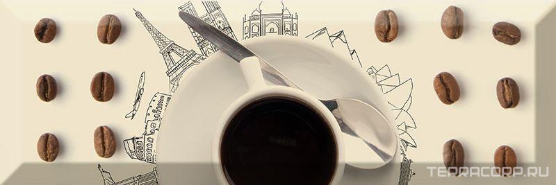 Керамическая плитка Absolut Keramika Monocolor 10x30 Decor Coffee Beans 05 A KL10x30 Комбинированный, фото 3