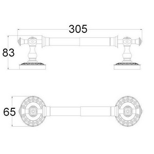Держатель туалетной бумаги Zorg Antic AZR 07 BR, цв. бронза ZZ Zorg antic AZR 07 BR