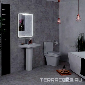 Зеркало 550хh800, подогрев, LED подстветка, cенсорный выключатель XX Silver Mirrors Мали LED-00002675