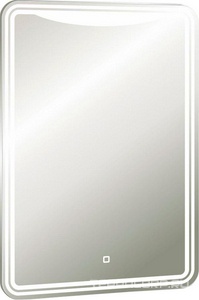 Зеркало 550хh800, подогрев, LED подстветка, cенсорный выключатель XX Silver Mirrors Мали LED-00002675