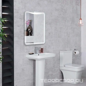 Зеркало 550хh800, подогрев, LED подстветка, cенсорный выключатель XX Silver Mirrors Мали LED-00002675