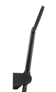 Душевой набор: лейка ручного душа, шланг, кронштейн, (цв.черный матовый),  ZZ Swedbe Hermes 5136B