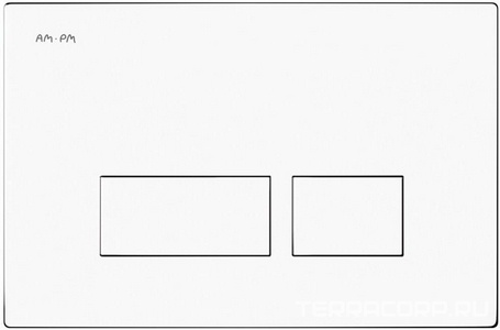 Клавиша для инсталляции PRO арт. I012704, пневматическая, белая AMPM Универсал I047001