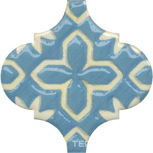 Керамическая плитка Kerama Marazzi  Арабески Майолика Декор Арабески Майолика орнамент 6.5x6.5 Комбинированный