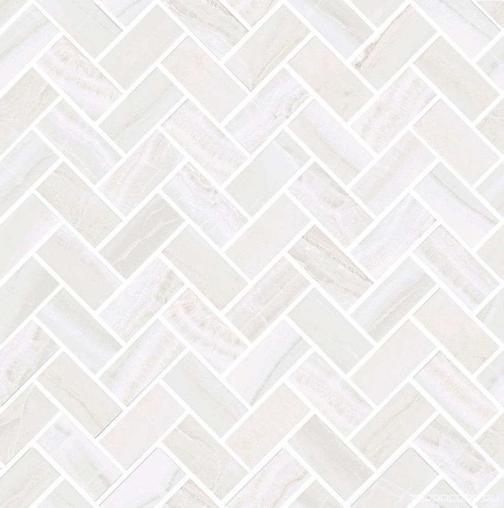 Мозаика Kerama Marazzi Контарини Декор светлый мозаичный напол.30x31.5 Белый, фото 3