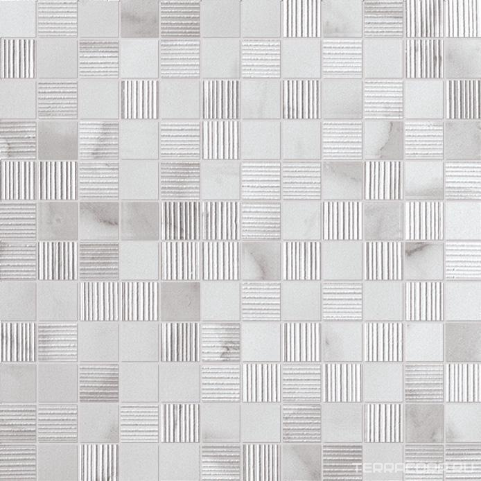 Мозаика FAP Ceramiche Roma Statuario Mosaico I30.5x30.5 Серый, фото 3