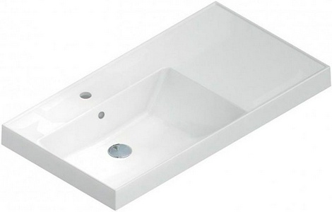 Раковина мебельная 90 см, для тумбы "", ZZ Kerama Marazzi Cubo CU.WB.90LH