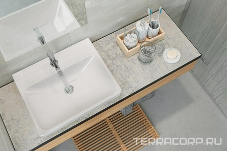 Раковина 45x45x15.9 см для тумбы  45, БЕЗ донного клапана, цв.белый ZZ Aquaton Сканди 1WH501630