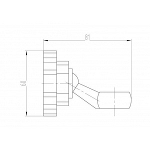 Настенный держатель  MC.003.BR, цв бронза, ZZ Milacio Milacio MC.003.BR