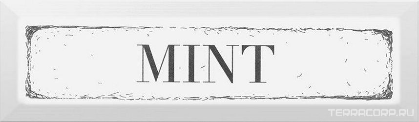 Декор Mint черный ХХl8.5x28.5