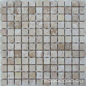 Мозаика Спектр-М Натуральный камень Мозаика из камня на сетке Т20-174-23L 30.5x30.5 Комбинированный 