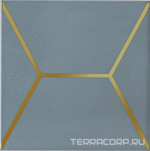 Керамическая плитка Kerama Marazzi Витраж Декор  голубой 15x15 Голубой 