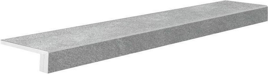 Ступени Kerama Marazzi Фондамента Ступень Евро Проходная  светлый обрезной (n060470)34,5x119,5 Серый 