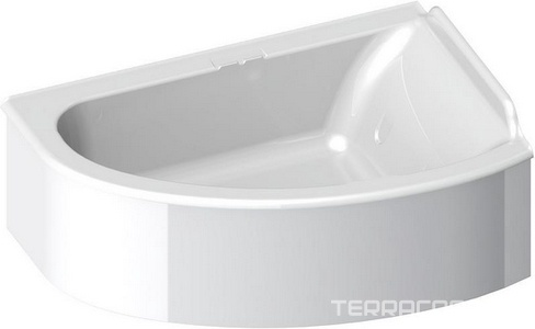 Ванна 1820x1250xh800мм, Правая, без ножек, слива-перелива, литой мрамор цв.белый глянец., Анастасия ZZ Астра-Форм анастасия Ванна АНАСТАСИЯ, литой мрамор, (правая) 1820х1250