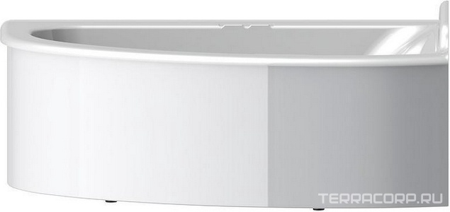 Ванна 1820x1250xh800мм, Правая, без ножек, слива-перелива, литой мрамор цв.белый глянец., Анастасия ZZ Астра-Форм анастасия Ванна АНАСТАСИЯ, литой мрамор, (правая) 1820х1250